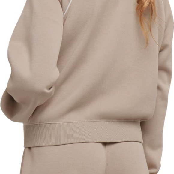 NWT Spanx Tan Zip-Up Track Jacket - Picture 3 of 15